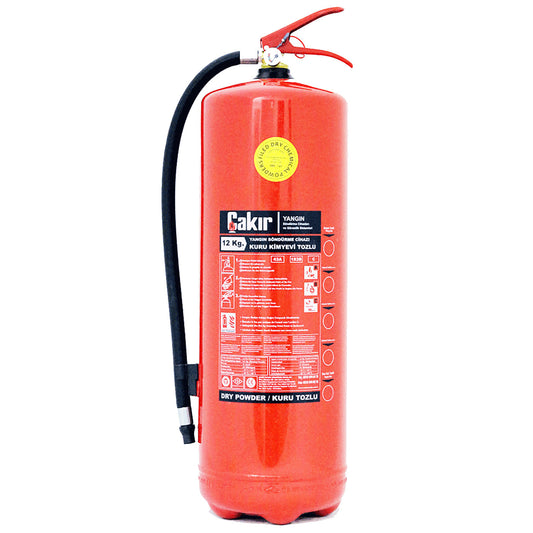 STORED PRESSURE PORTABLE DRY POWDER FIRE EXTINGUISHER 12 KG