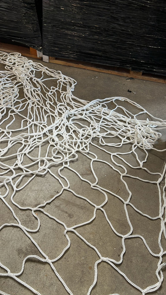 SAFETY-KNITTED PP GANGWAY NET WIDTH 4 MTR - LENGHT WILL BE CUT ACC TO CUSTOMER REQ - PER MTRSQR PRICE GIVEN