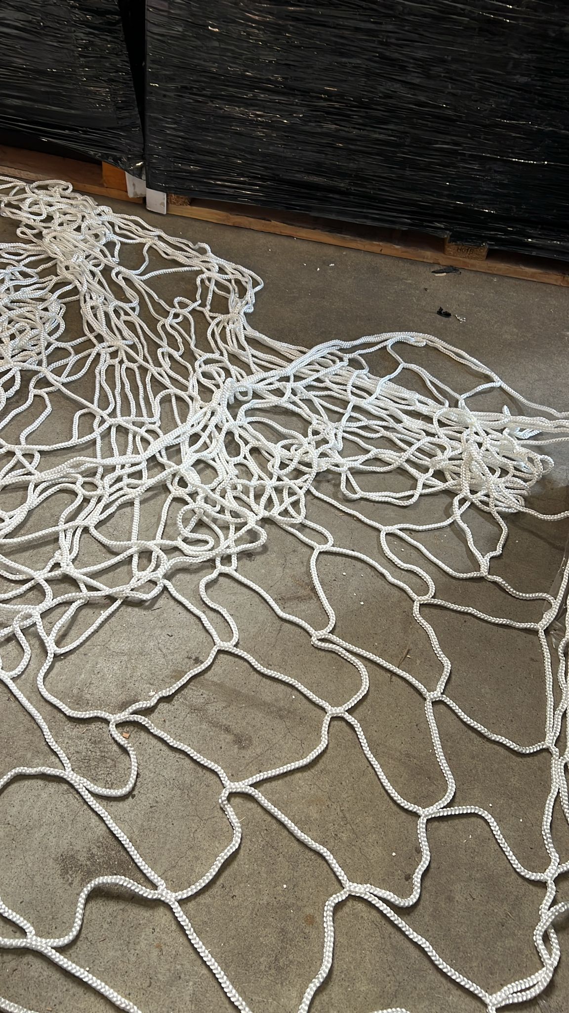 SAFETY-KNITTED PP GANGWAY NET  5X10 MTR