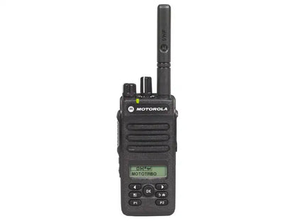 HANDHELD MARINE RADIOS INTRINSICALLY SAFE - VHF - MOTOROLA DP2600E WITH BATTERY / CHARGER INC PROGRAMMING