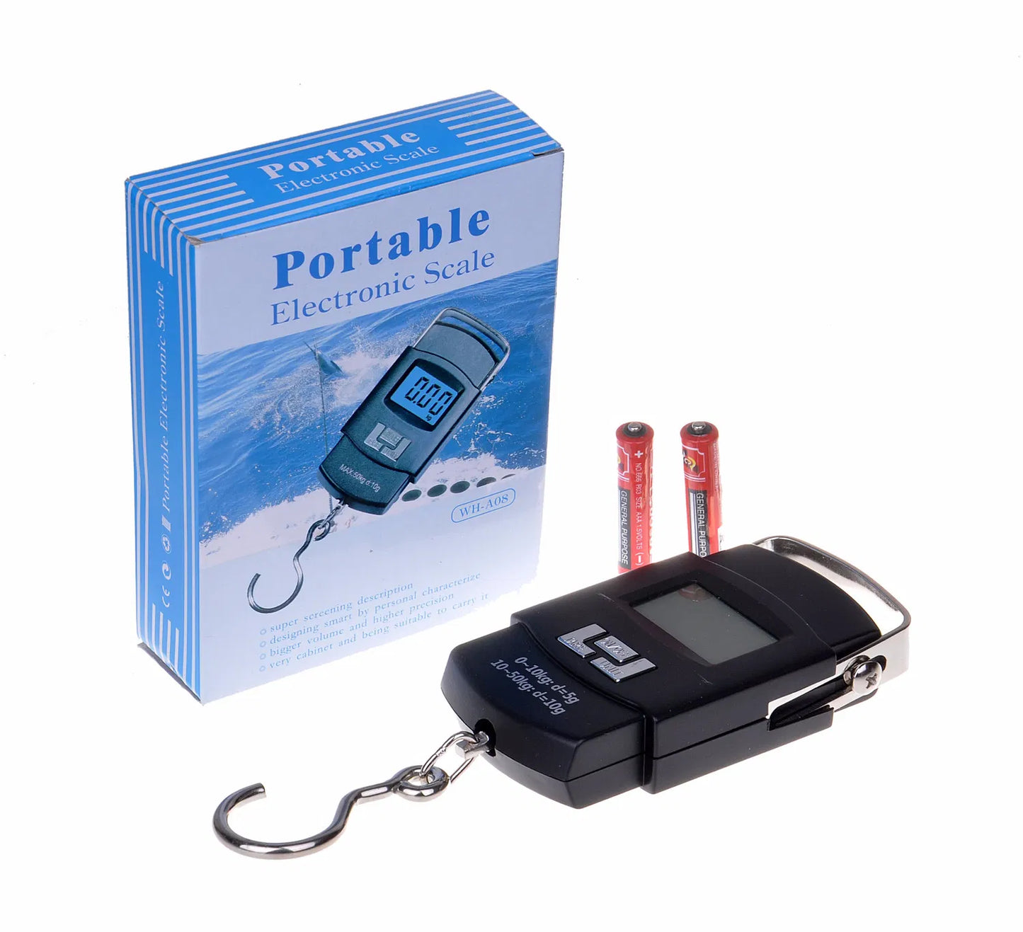 TUBULAR SPRING BALANCE - HAND HELD TYPE - DIGITAL 50 KG