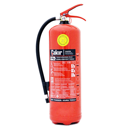 STORED PRESSURE TYPE PORTABLE DRY POWDER FIRE EXTINGUISHER 6 KG