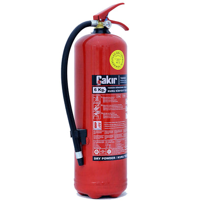 STORED PRESSURE TYPE PORTABLE DRY POWDER FIRE EXTINGUISHER 6 KG
