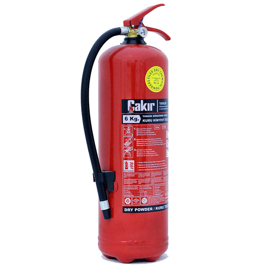 STORED PRESSURE TYPE PORTABLE DRY POWDER FIRE EXTINGUISHER 6 KG