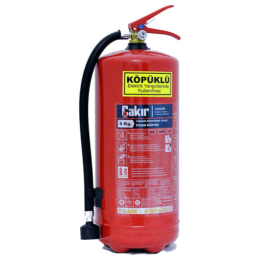 STORED PRESSURE TYPE PORTABLE FOAM FIRE EXTINGUISHER 9 LTR
