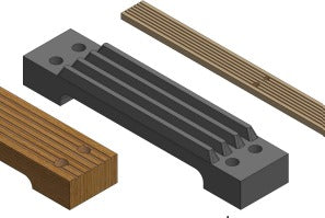 A TYPE RUBBER STEP - 525*115*28