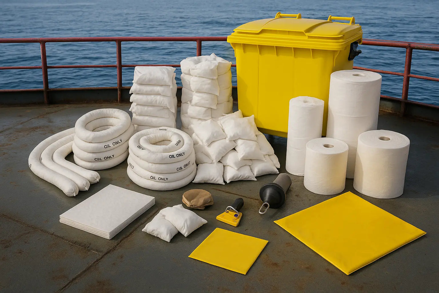 OIL SORBENT SHEET, 500 x 500 MM  150 GRM/SHT 50 SHT/BOX