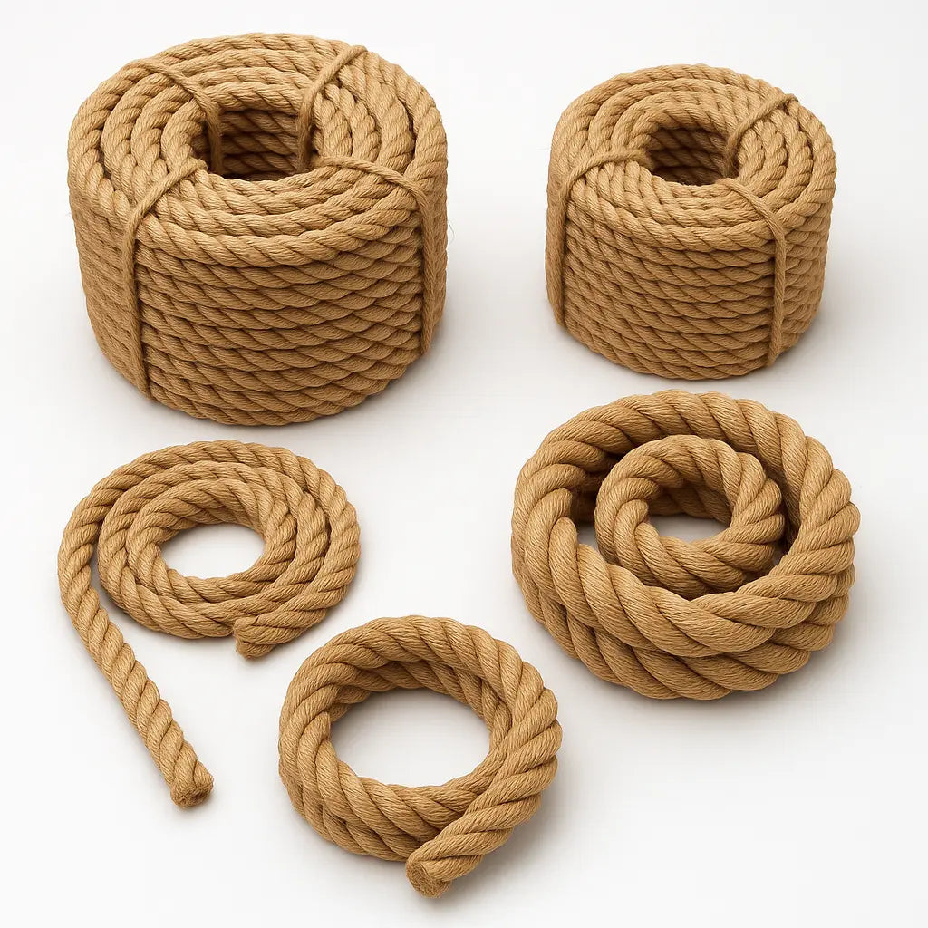 MANILA ROPE 3-STR.  3-3/4"CIR ( D= 30 MM ) PER METER