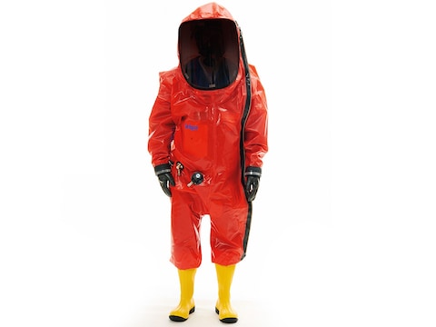 COMPLETE GAS TIGHT  CHEMICAL PROTECTION SUIT  - ANSEL BRAND  EN 943 SIZE L