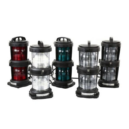 POLYCARBONATE DOUBLE NAVIGATION LIGHT - MASTERHEAD LIGHT CLEAR