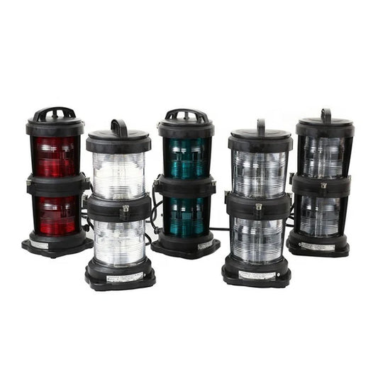 POLYCARBONATE DOUBLE NAVIGATION LIGHT - STERN LIGHT CLEAR