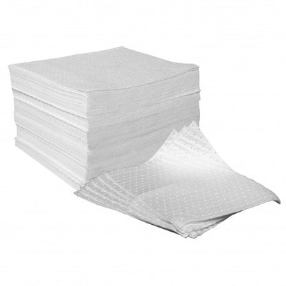 OIL SORBENT SHEET, 500 x 500 MM  150 GRM/SHT 50 SHT/BOX