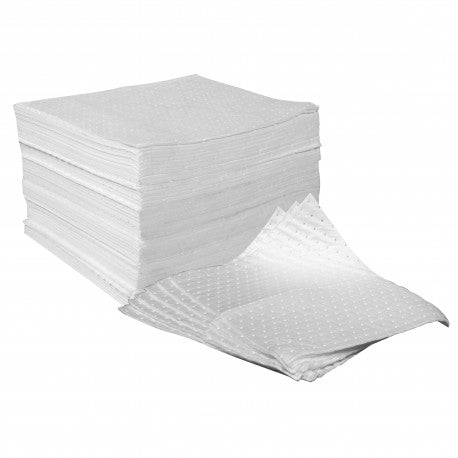 OIL SORBENT SHEET, 500 x 500 MM  150 GRM/SHT 50 SHT/BOX