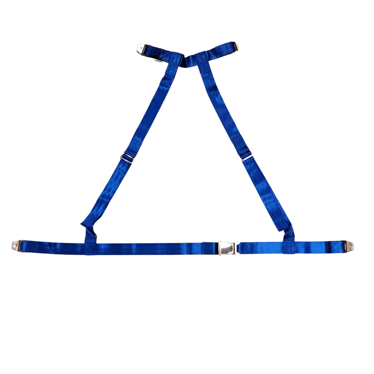 LIFEBOAT SEAT  BELT ORANGE/BLUE - 4 POINT