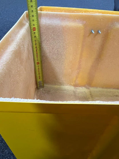 FOAM APPLICATOR STORAGE YELLOW BOX1100x450x450