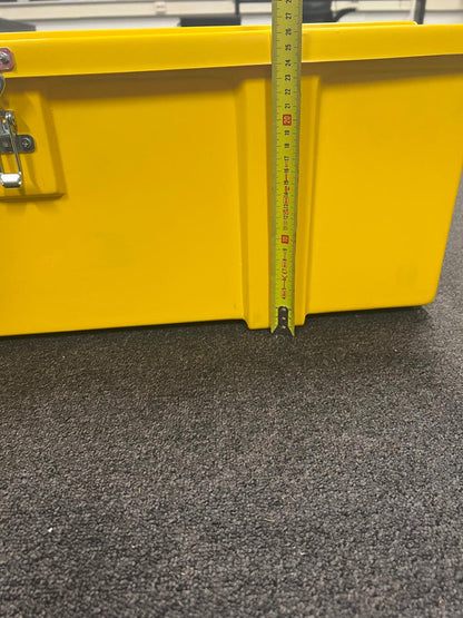 FOAM APPLICATOR STORAGE YELLOW BOX1100x450x450