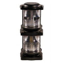POLYCARBONATE DOUBLE NAVIGATION LIGHT - MASTERHEAD LIGHT CLEAR